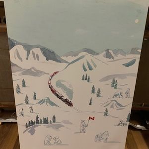 Gorgeous snowy arctic canvas for sale
